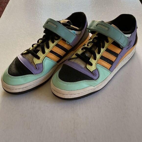 ADIDAS Men’s Multi Color Low Top Sneakers Size 8 - Picture 3 of 6